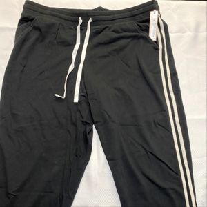 Women's Plus Size Stretch Black Joggers